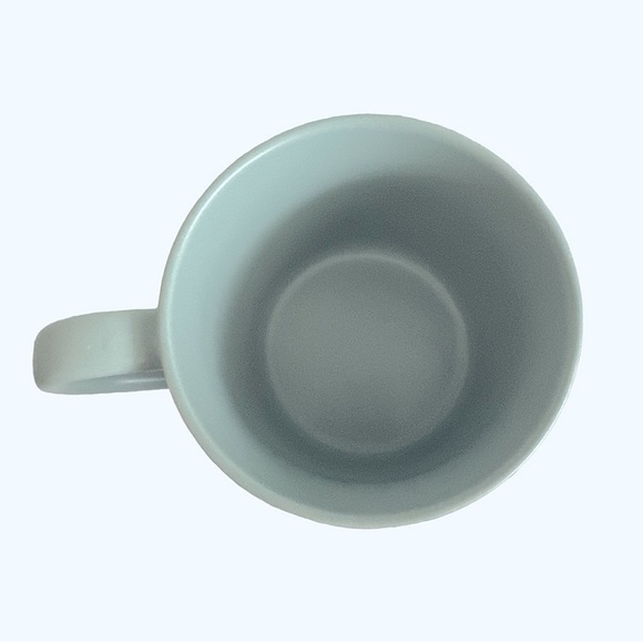 Threshold Stoneware ‘Do Not Disturb’ Mint & Tan Coffee Tea Mug Cup -16 oz- NEW - Picture 3 of 5